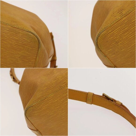 LOUIS VUITTON Epi Petit Noe Shoulder Bag Yellow M44109 LV Auth 118036 - Picture 14 of 15